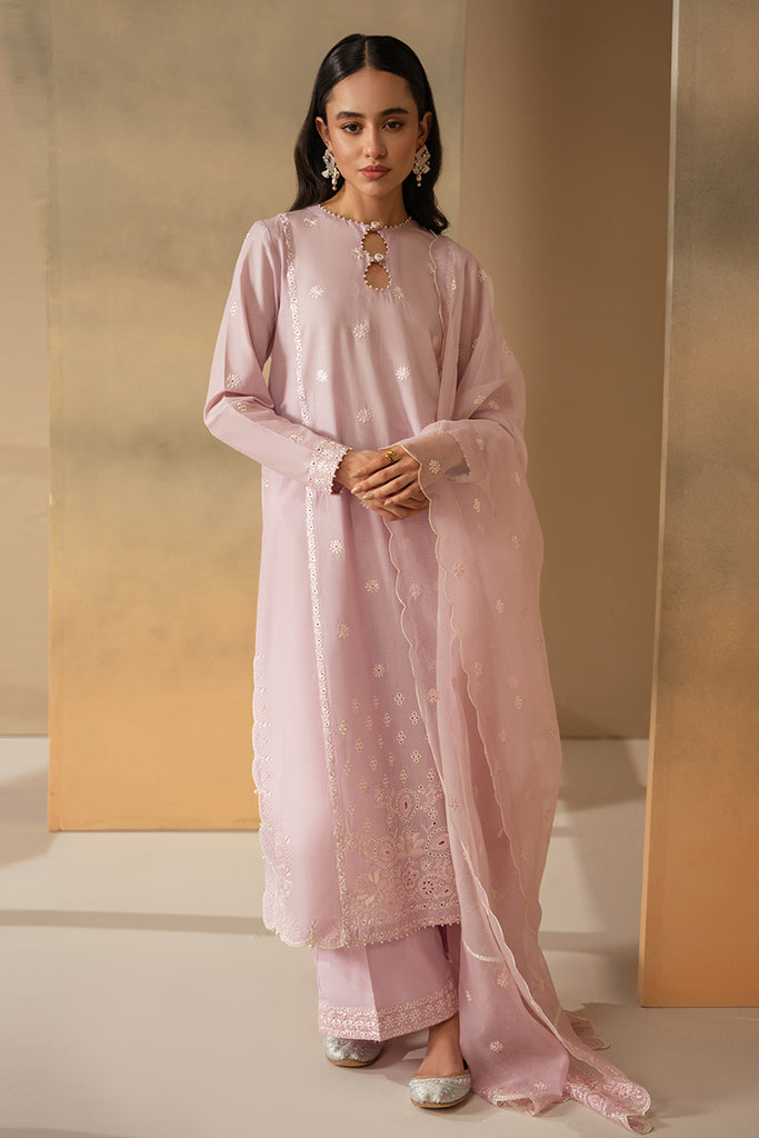 Cross Stitch Mahiri Embroidered Lawn Unstitched 3Pc Suit D-03 Lilac Crove