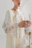 Qalamkar Luxe Silk Unstitched Embroidered 3Pc Suit LK-02 ROISIN