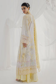Qalamkar Luxe Silk Unstitched Embroidered 3Pc Suit LK-03 LENI