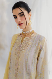 Qalamkar Luxe Silk Unstitched Embroidered 3Pc Suit LK-03 LENI