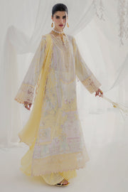Qalamkar Luxe Silk Unstitched Embroidered 3Pc Suit LK-03 LENI