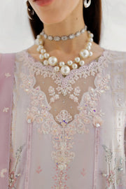 Qalamkar Luxe Silk Unstitched Embroidered 3Pc Suit LK-04 MARLENE