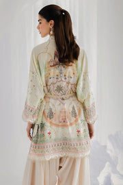Qalamkar Luxe Silk Unstitched Embroidered 2Pc Suit LK-05 ELSA
