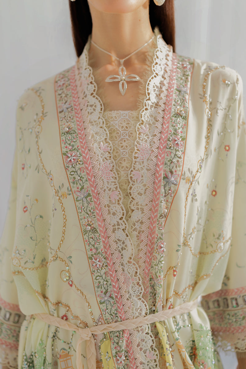 Qalamkar Luxe Silk Unstitched Embroidered 2Pc Suit LK-05 ELSA