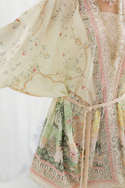 Qalamkar Luxe Silk Unstitched Embroidered 2Pc Suit LK-05 ELSA
