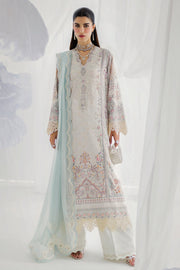 Qalamkar Luxe Silk Unstitched Embroidered 3Pc Suit LK-06 NELE