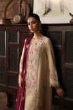 Qalamkar Qlinekari Embroidered Linen Unstitched 3Pc Suit LM-01 FAYE