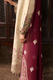 Qalamkar Qlinekari Embroidered Linen Unstitched 3Pc Suit LM-01 FAYE