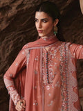 Qalamkar Qlinekari Embroidered Linen Unstitched 3Pc Suit LM-03 LUAN