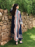 Qalamkar Qlinekari Embroidered Linen Unstitched 3Pc Suit LM-06 CADHLA