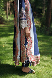 Qalamkar Qlinekari Embroidered Linen Unstitched 3Pc Suit LM-06 CADHLA