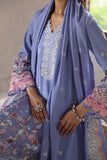 Qalamkar Qlinekari Embroidered Linen Unstitched 3Pc Suit LM-09 LORNA