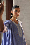 Qalamkar Qlinekari Embroidered Linen Unstitched 3Pc Suit LM-09 LORNA