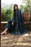 Qalamkar Qlinekari Embroidered Linen Unstitched 3Pc Suit LM-10 TULA