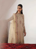 Qalamkar Qlinekari Embroidered Linen Unstitched 3Pc Suit LM-11 ZIA