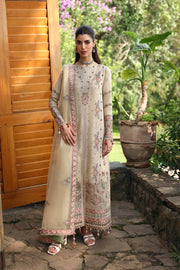Qalamkar Qlinekari Embroidered Linen Unstitched 3Pc Suit LM-11 ZIA