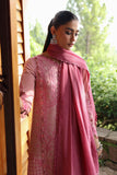 Qalamkar Qlinekari Embroidered Linen Unstitched 3Pc Suit LM-12 KEIRA