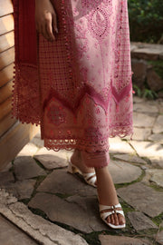 Qalamkar Qlinekari Embroidered Linen Unstitched 3Pc Suit LM-12 KEIRA