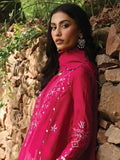 Qalamkar Qlinekari Embroidered Linen Unstitched 3Pc Suit LM-13 TARA