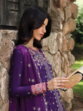 Qalamkar Qlinekari Embroidered Linen Unstitched 3Pc Suit LM-15 EIMERA