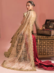 Aik Atelier Wedding Festive Embroidered Net 3Pc Suit Look-03