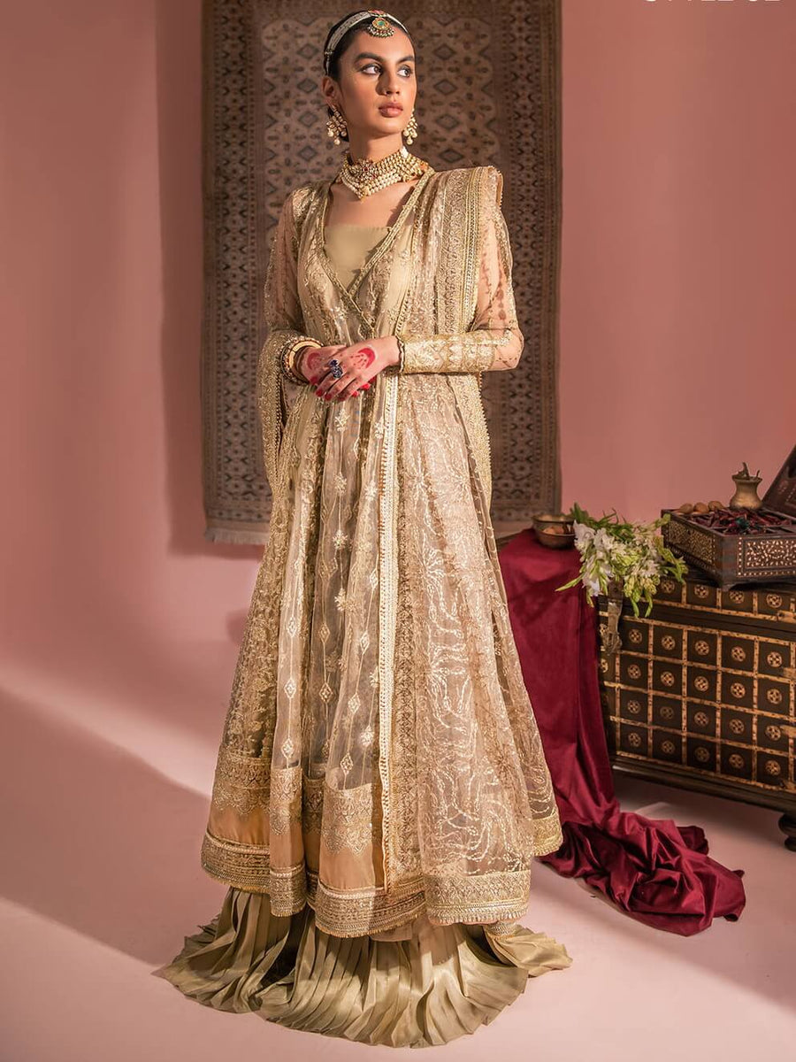 Aik Atelier Wedding Festive Embroidered Net 3Pc Suit Look-03