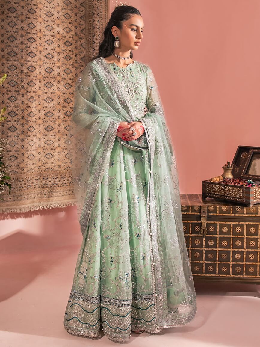 Aik Atelier Wedding Festive Embroidered Chiffon 3Pc Suit Look-05