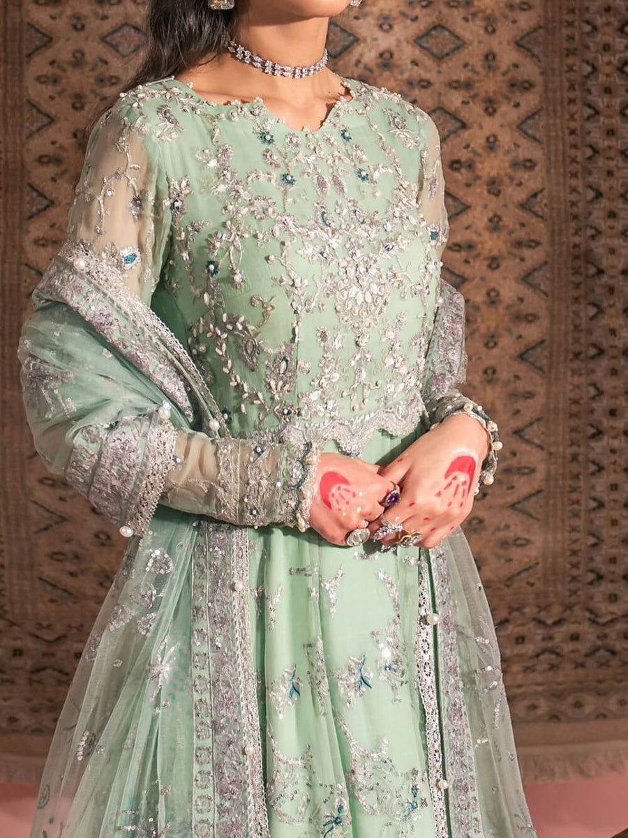 Aik Atelier Wedding Festive Embroidered Chiffon 3Pc Suit Look-05