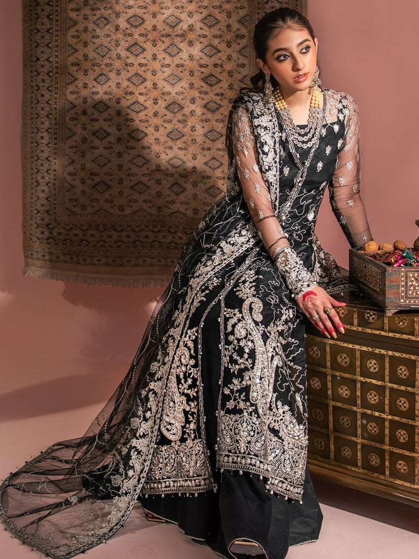 Aik Atelier Wedding Festive Embroidered Net 3Pc Suit Look-06