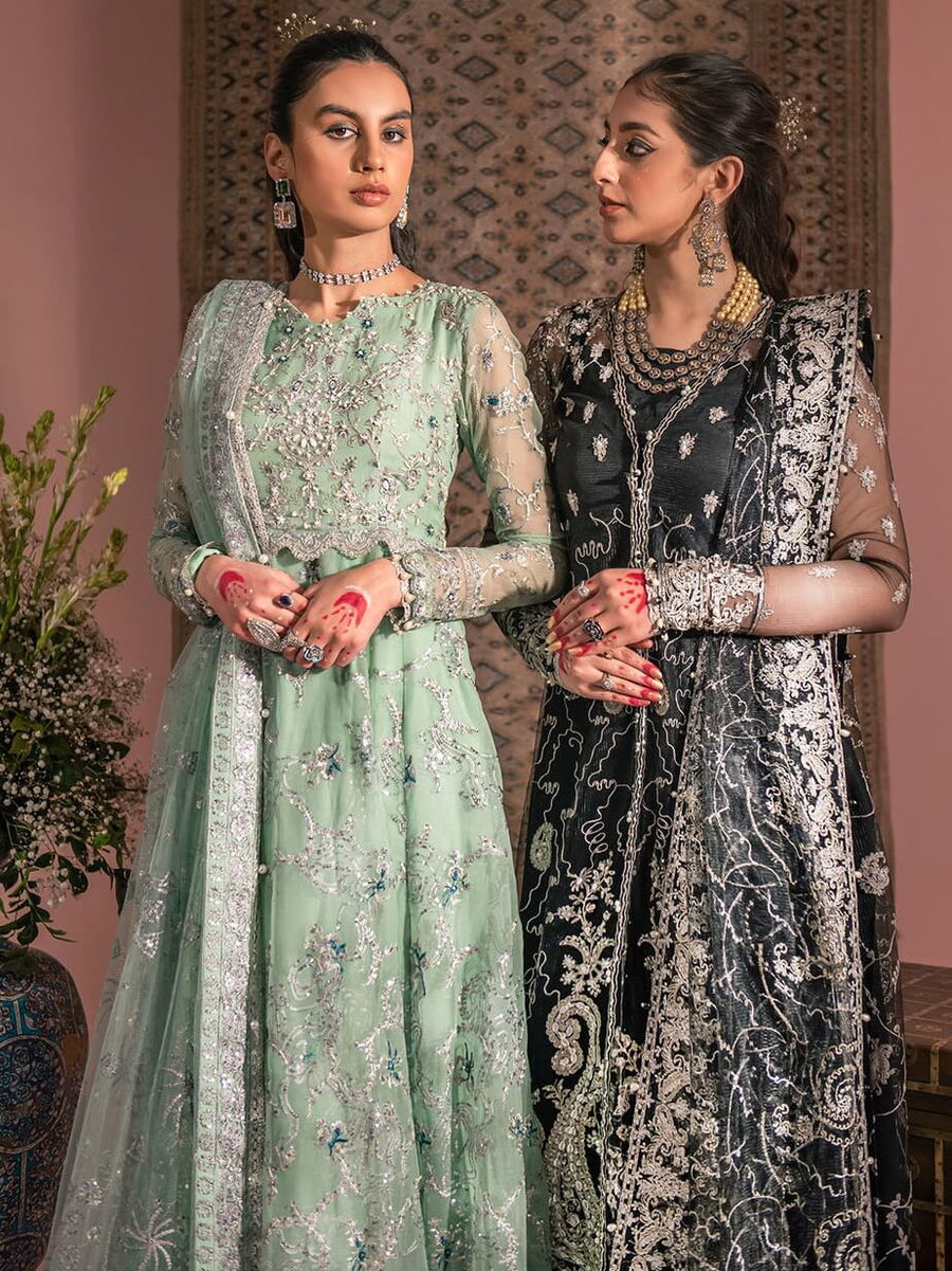 Aik Atelier Wedding Festive Embroidered Net 3Pc Suit Look-06
