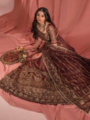 Aik Atelier Wedding Festive Embroidered Net 3Pc Suit Look-08