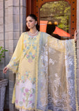Saira Shakira Bloom Unstitched Lawn 3Pc Suit SS-25-04A LOTUS REVERIE