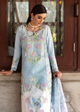 Saira Shakira Bloom Unstitched Lawn 3Pc Suit SS-25-04B LOTUS REVERIE