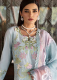 Saira Shakira Bloom Unstitched Lawn 3Pc Suit SS-25-04B LOTUS REVERIE