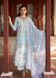 Saira Shakira Bloom Unstitched Lawn 3Pc Suit SS-25-04B LOTUS REVERIE