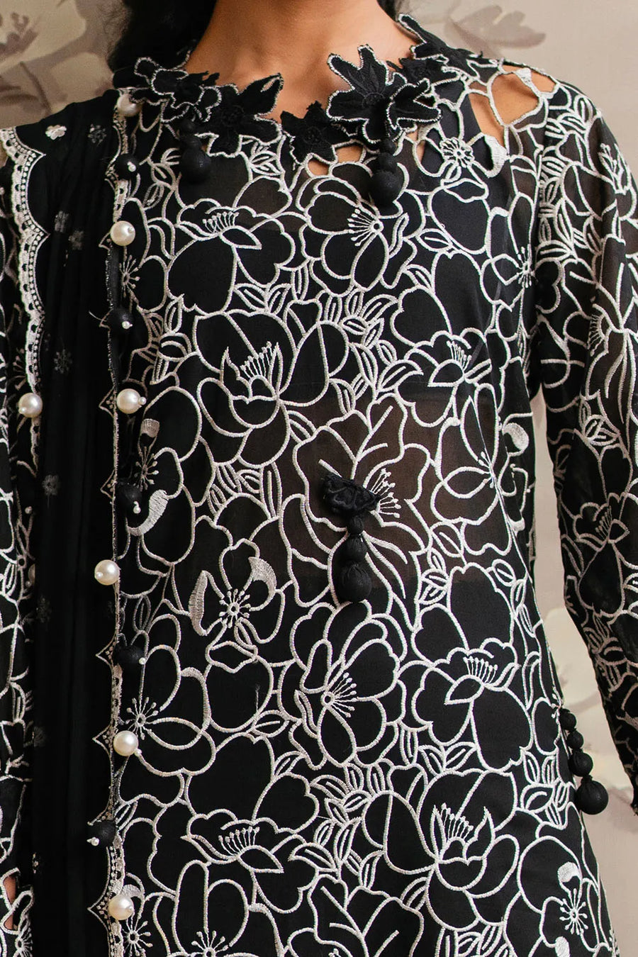 Gul Ahmed Premium Luxury Unstitched Embroidered Swiss 3Pc Suit LSV-52002