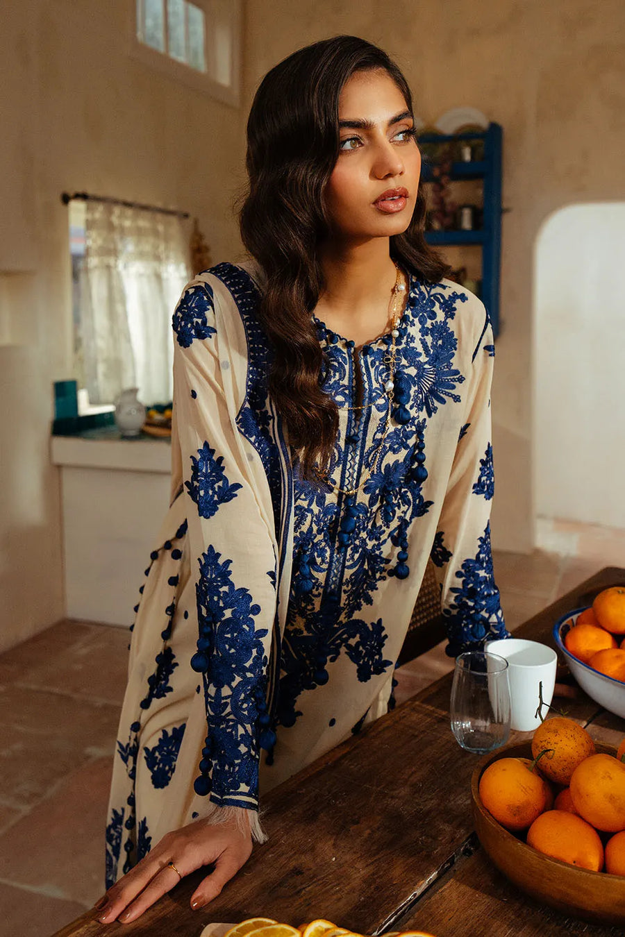 Gul Ahmed Premium Luxury Unstitched Embroidered Swiss 3Pc Suit LSV-52020