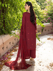 Afsaneh by Mahnur Embroidered Karandi Unstitched 3Pc Suit D-11 Lueur