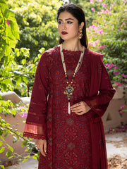 Afsaneh by Mahnur Embroidered Karandi Unstitched 3Pc Suit D-11 Lueur