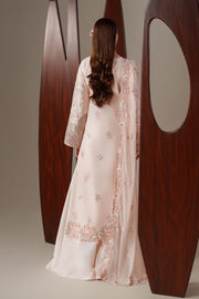 Emaan Adeel Nouvelle Embroidered Chiffon Unstitched 3Pc Suit - LUMI