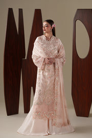 Emaan Adeel Nouvelle Embroidered Chiffon Unstitched 3Pc Suit - LUMI