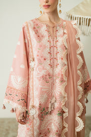 Zariya Zaira Embroidered Luxury Lawn Unstitched 3Pc Suit ZB6S103 LUNA