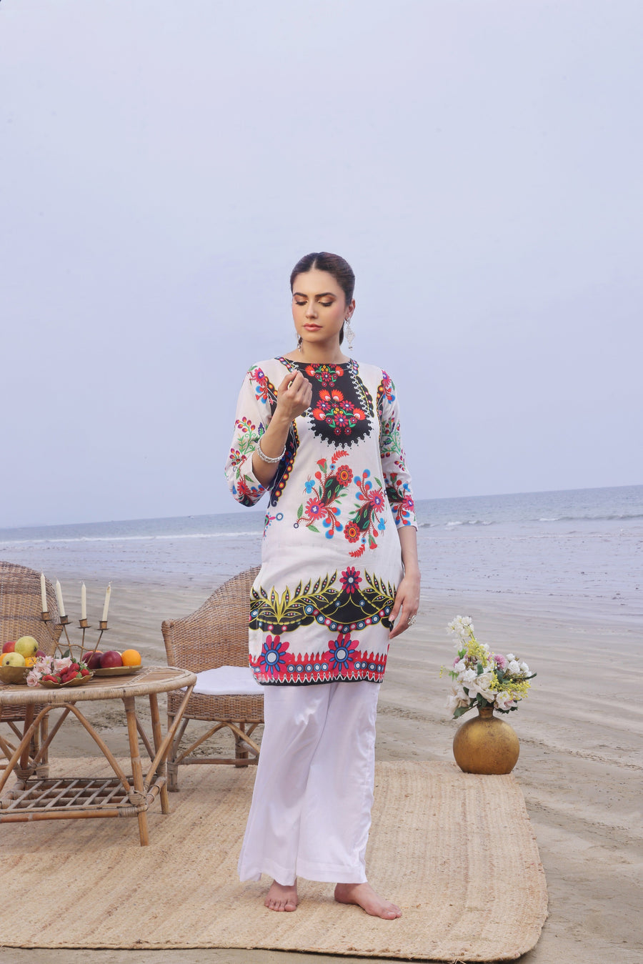Feathers Whisper Winds Unstitched Printed Lawn 2Pc Suit LUNAR-FT497