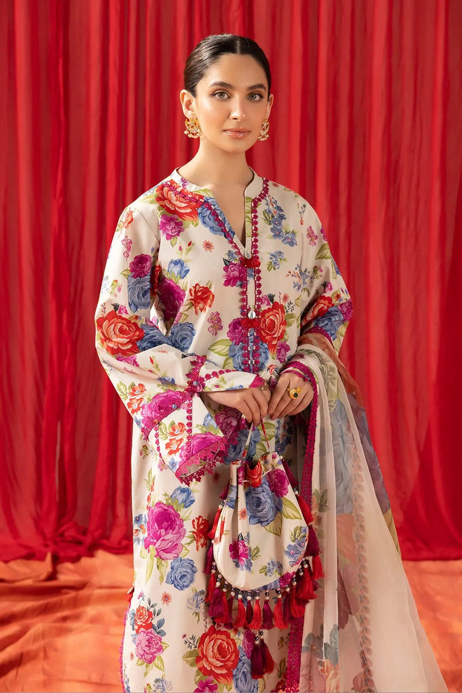 AF-PL-6010-Luna Rose PRINTED LAWN
