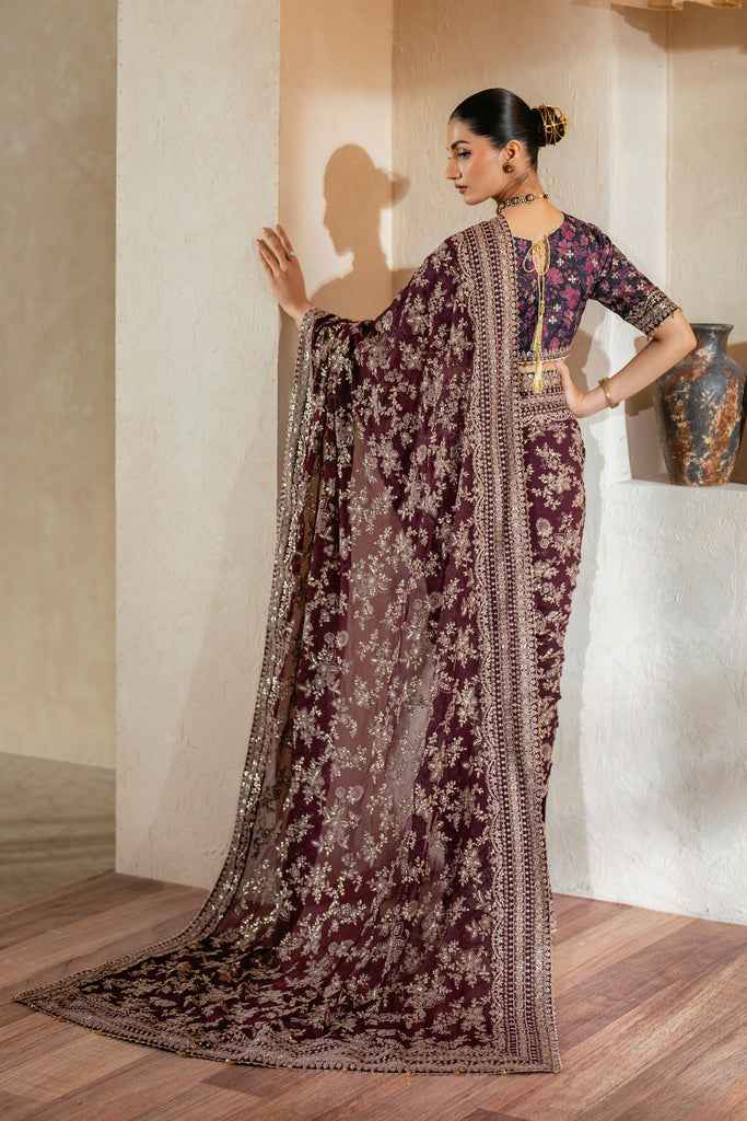 Niran by Xenia Embroidered Raw Silk Suits Unstitched 3 Piece XE25N D-07 Lune - Formals Collection