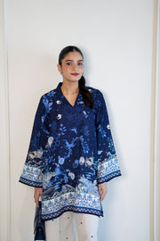 Faiza Faisal FNF Day-Out Printed Poly Lawn Pret 2Pc Suit - LUNE