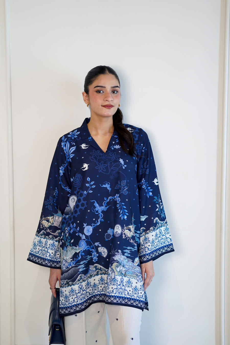 Faiza Faisal FNF Day-Out Printed Poly Lawn Pret 2Pc Suit - LUNE