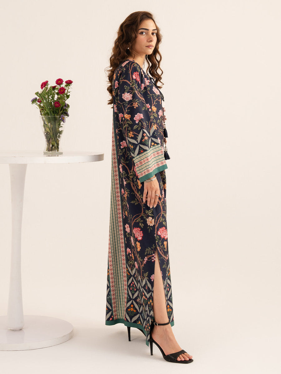 Faiza Faisal Reve Festive Pret Printed Grip Silk 1Pc Shirt - LUNE