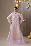 Emaan Adeel Nouvelle Embroidered Chiffon Unstitched 3Pc Suit - LUNE