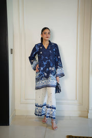 Faiza Faisal FNF Day-Out Printed Poly Lawn Pret 2Pc Suit - LUNE